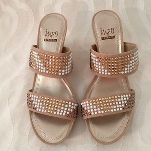 IMPO Vavoom Wedge Sandal in Natural Size 7.5M